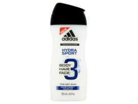 Adidas Гель для душа "Hydra sport 3" для мужчин, 250 мл